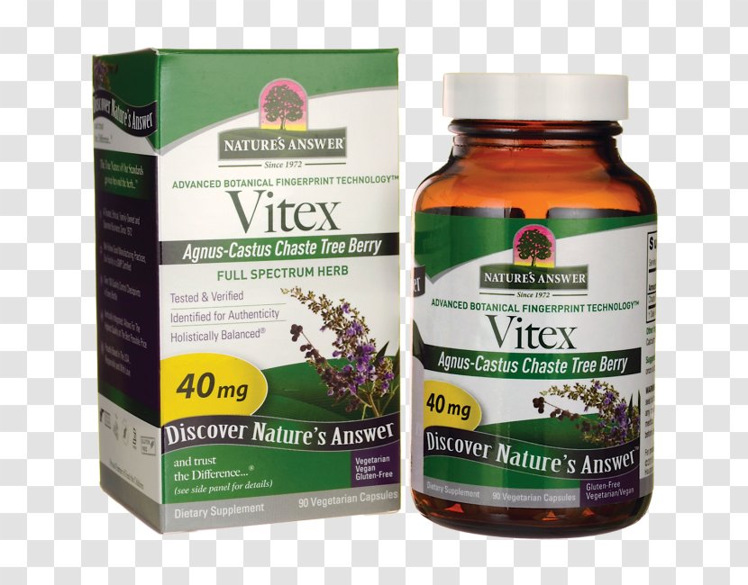 Dietary Supplement Chaste Tree Capsule Vegetarian Cuisine Nature - Vitex Transparent PNG