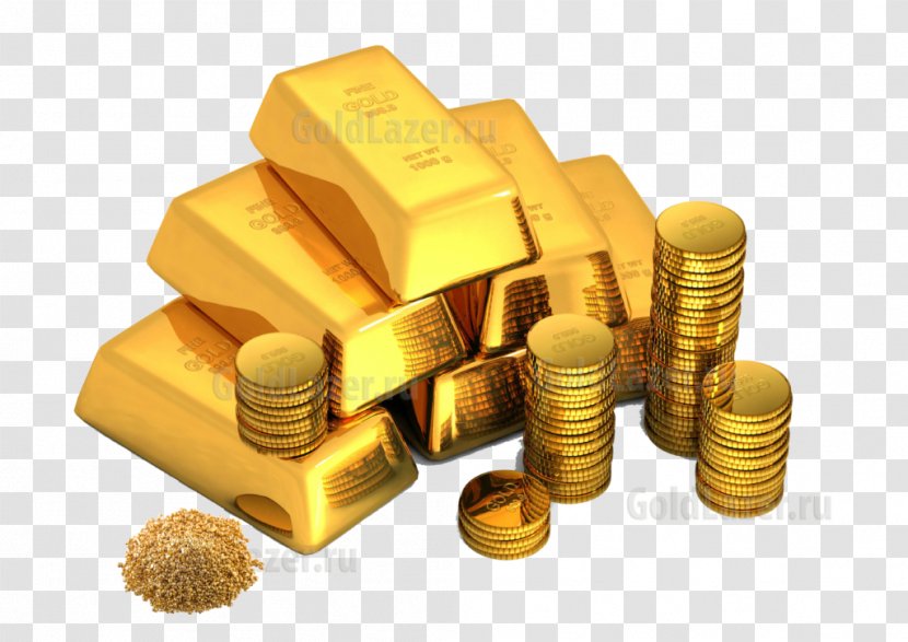 Gold As An Investment Bar Bullion - Money Transparent PNG