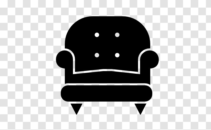 Chair - Black - Armchair Vector Transparent PNG