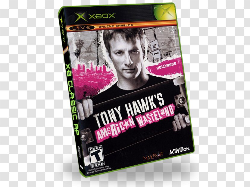 Tony Hawk's American Wasteland PlayStation 2 Underground Xbox 360 Pro Skater - Gamecube Transparent PNG