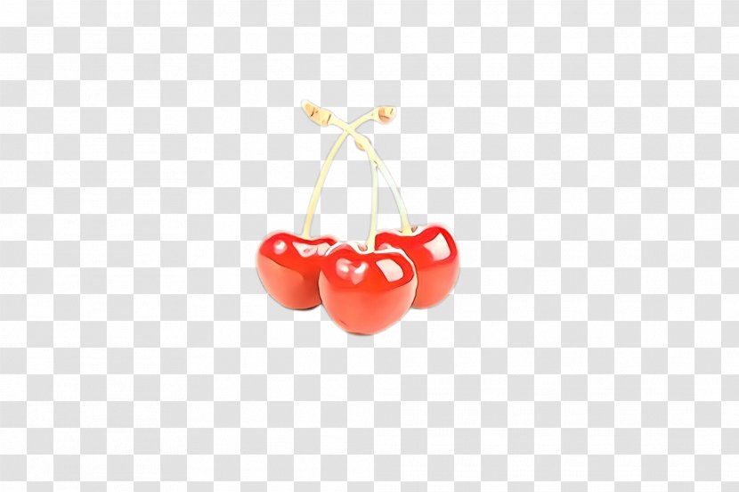 Red Cherry Nose Fruit Heart - Food - Drupe Transparent PNG