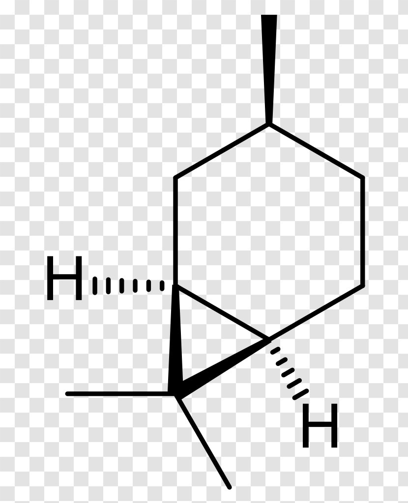 Carane Bornane Terpene Clip Art - Area - Cis Sud Transparent PNG