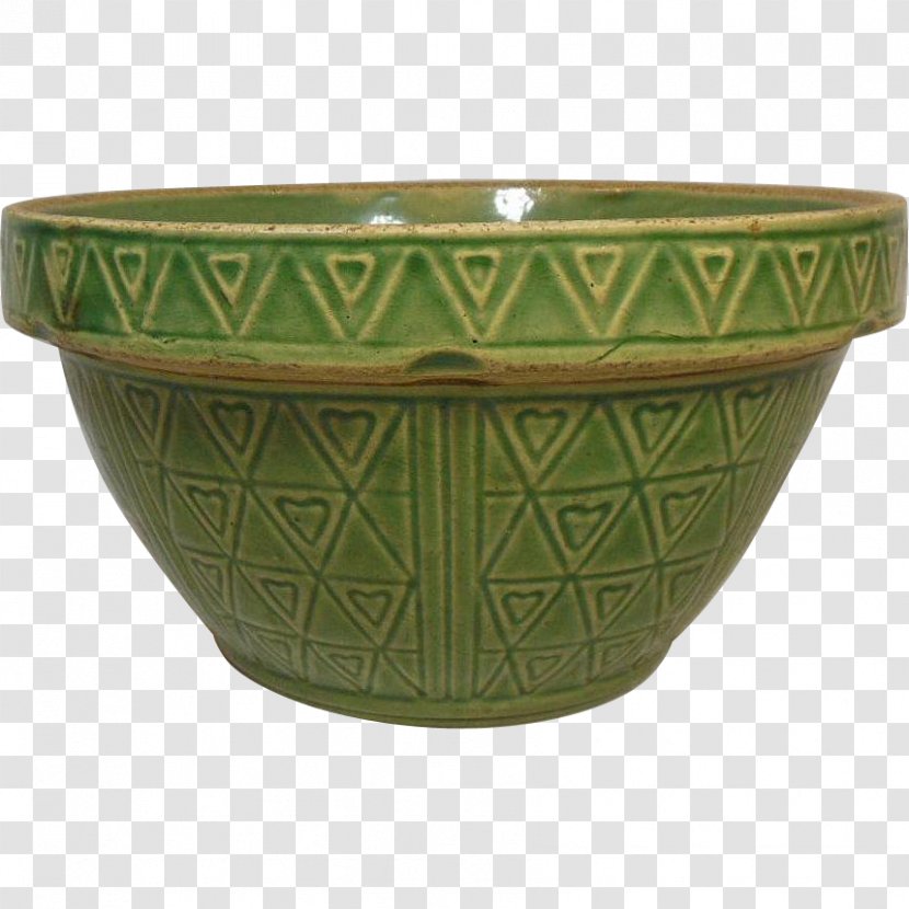 Ceramic Pottery Flowerpot Bowl Tableware - Greenglazed Transparent PNG
