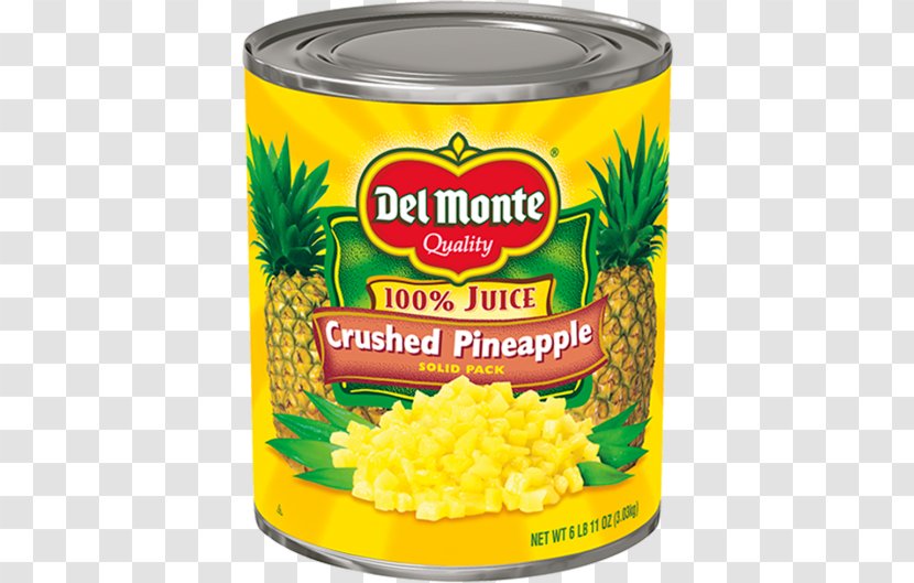Juice Del Monte Foods Fruit Salad Cocktail Canning - Pineapple Transparent PNG