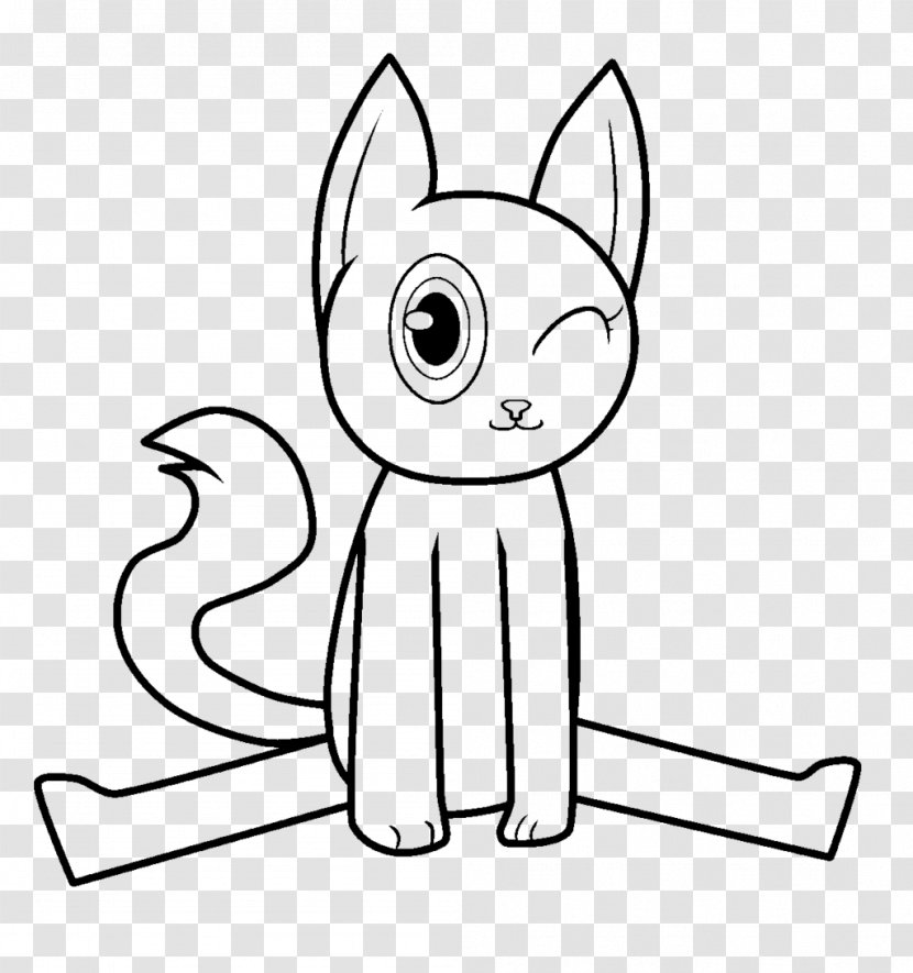 Whiskers Cat Drawing /m/02csf Clip Art - Cartoon - Silhouette Transparent PNG