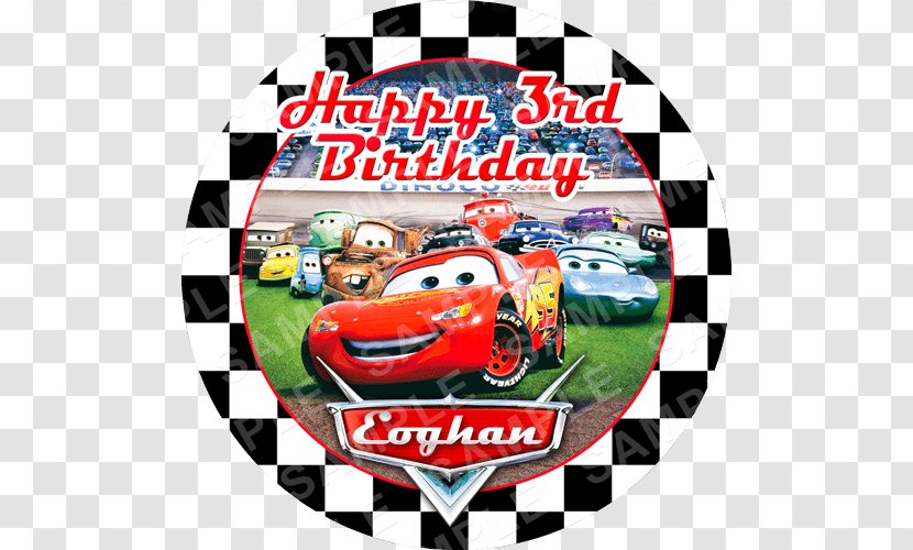 Lightning McQueen Photography Cake - Cars Transparent PNG