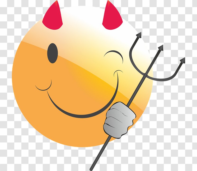 Emoticon Smiley Devil Laughter Clip Art - Facebook Inc Transparent PNG