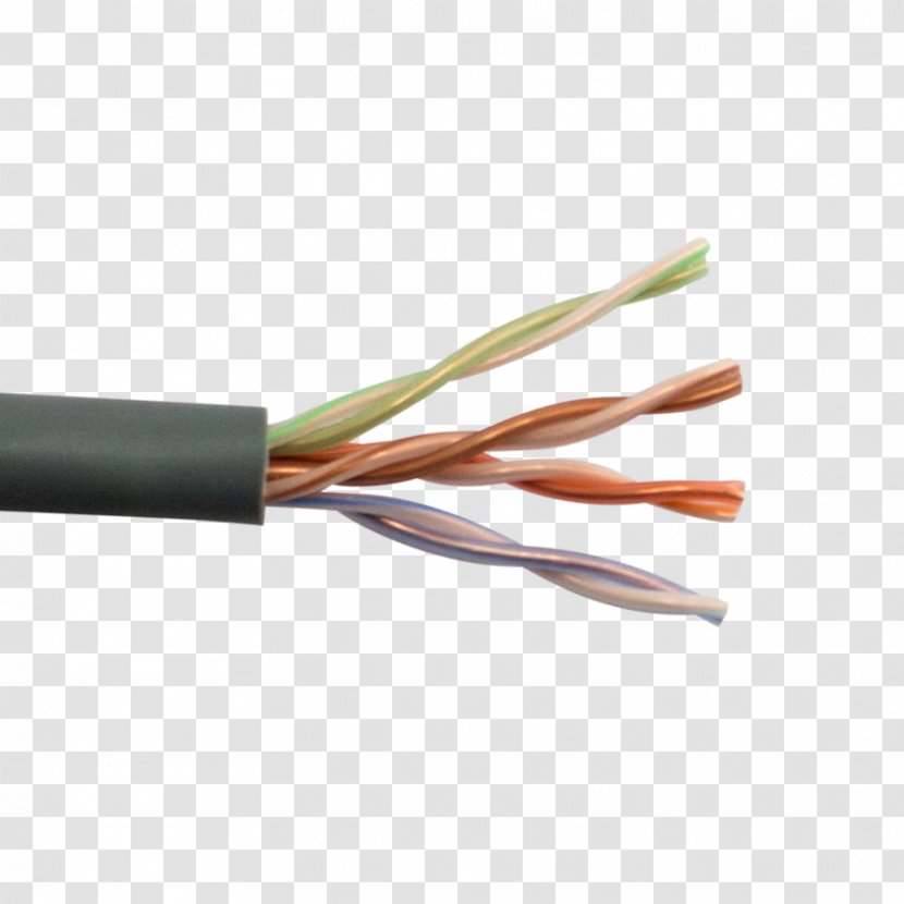 Electrical Cable Category 5 Wires & Twisted Pair Structured Cabling - Home Wiring - Tiaeia568a Transparent PNG