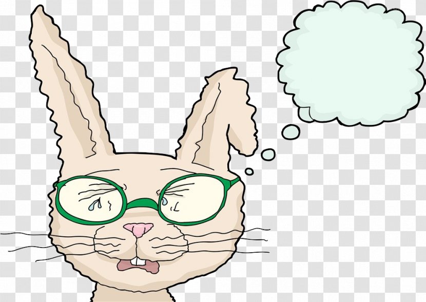 Stock Illustration Royalty-free - Silhouette - Myopia Rabbit Transparent PNG