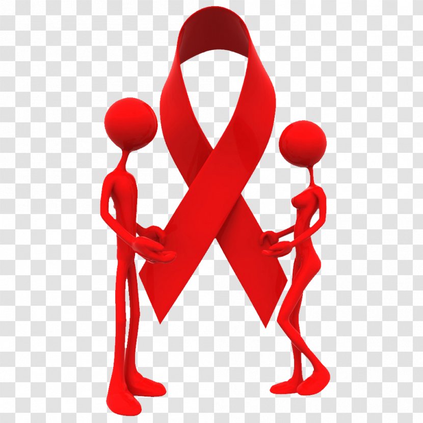 World AIDS Day Red Ribbon HIV Immune System - Medicine - Transmission Transparent PNG