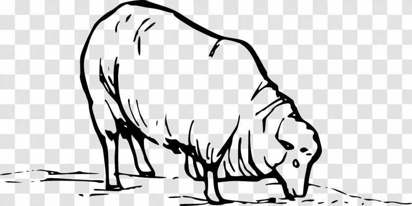 Sheep Grazing Clip Art - Cartoon - Barn Transparent PNG