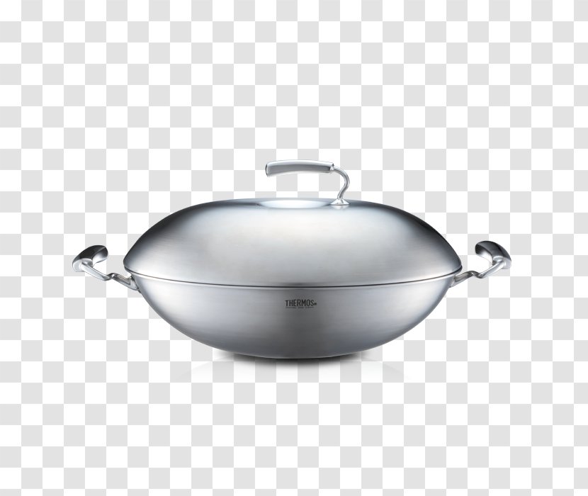 Cookware Wok Kitchen Stainless Steel - Thermoses - Stir Transparent PNG