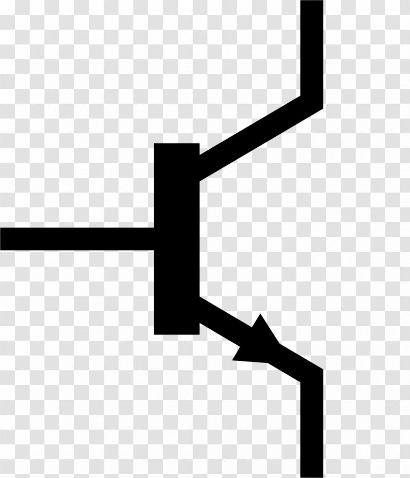 Electronic Symbol Bipolar Junction Transistor Circuit NPN - Npn Transparent PNG