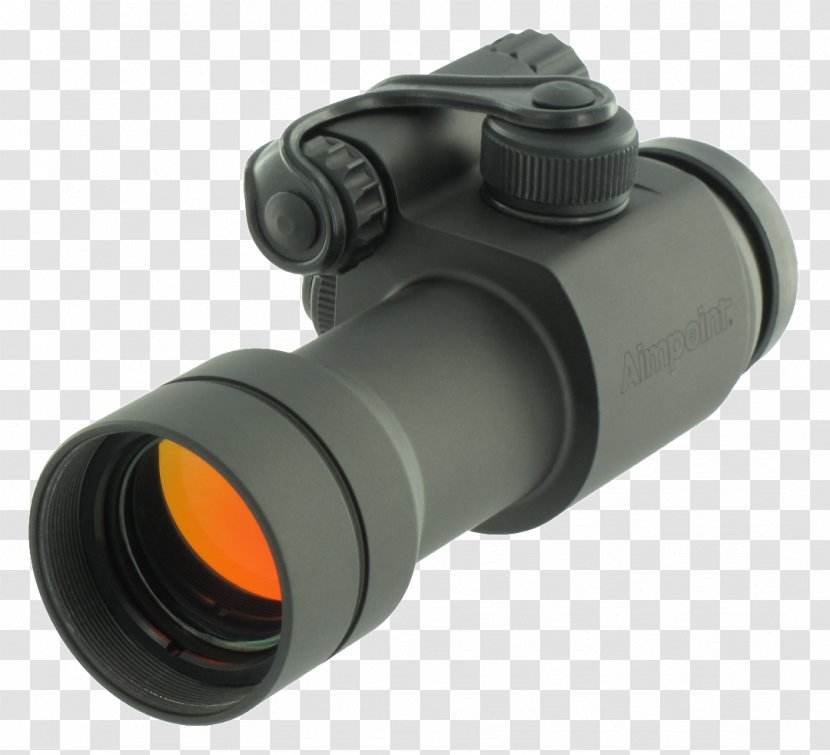 Aimpoint AB Red Dot Sight Reflector CompM2 - Binoculars - Advanced Combat Optical Gunsight Transparent PNG