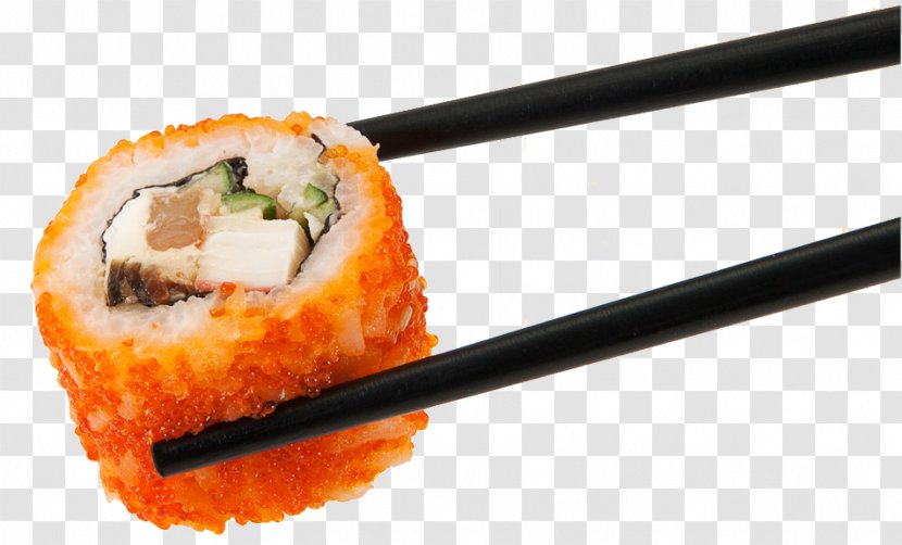 Sushi Japanese Cuisine Asian California Roll Chinese - Image Transparent PNG