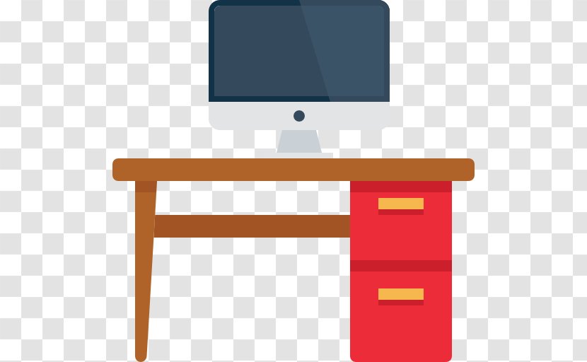 Table Computer Desk - Furniture Transparent PNG