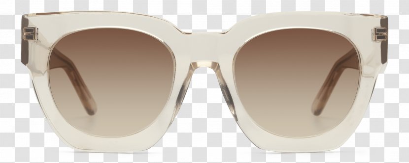 Goggles Ace & Tate Sunglasses Amsterdam - Transparent Material - Tangerine Frame Square_frame_template_flat_sma Transparent PNG
