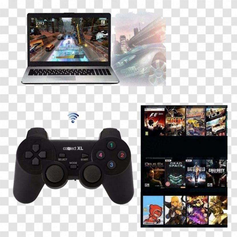 PlayStation 2 Joystick 3 Xbox One Controller - Gadget - Liflet Transparent PNG