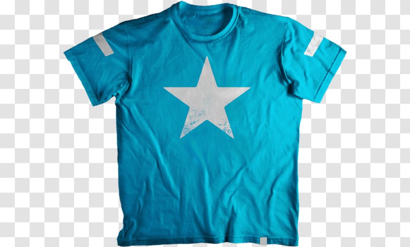 T-shirt Blackstar Musician Cutsew - Azure Transparent PNG