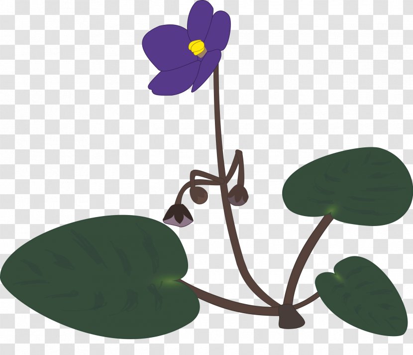 African Violets Clip Art - Violet Transparent PNG