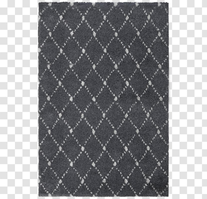 Carpet Vloerkleed Rya Blanket Anthracite Transparent PNG