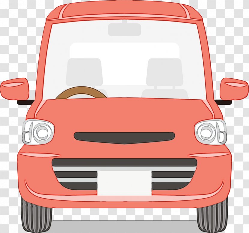 Car Cartoon - Driving - Compact Electric Vehicle Transparent PNG