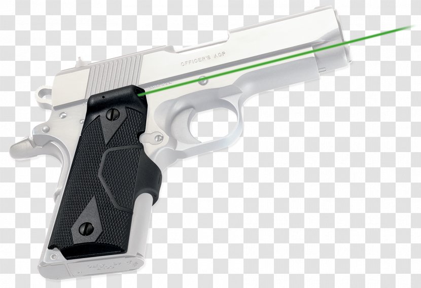 Trigger Firearm Pistol Crimson Trace Laser - Gun Accessory - Shooting Traces Transparent PNG