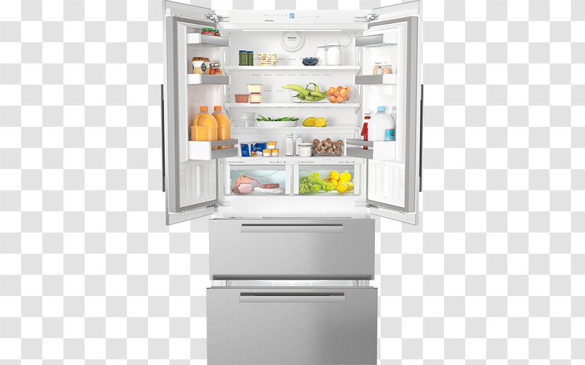 Refrigerator Miele KFNF9955IDE Auto-defrost Ice Makers - Dishwasher Transparent PNG