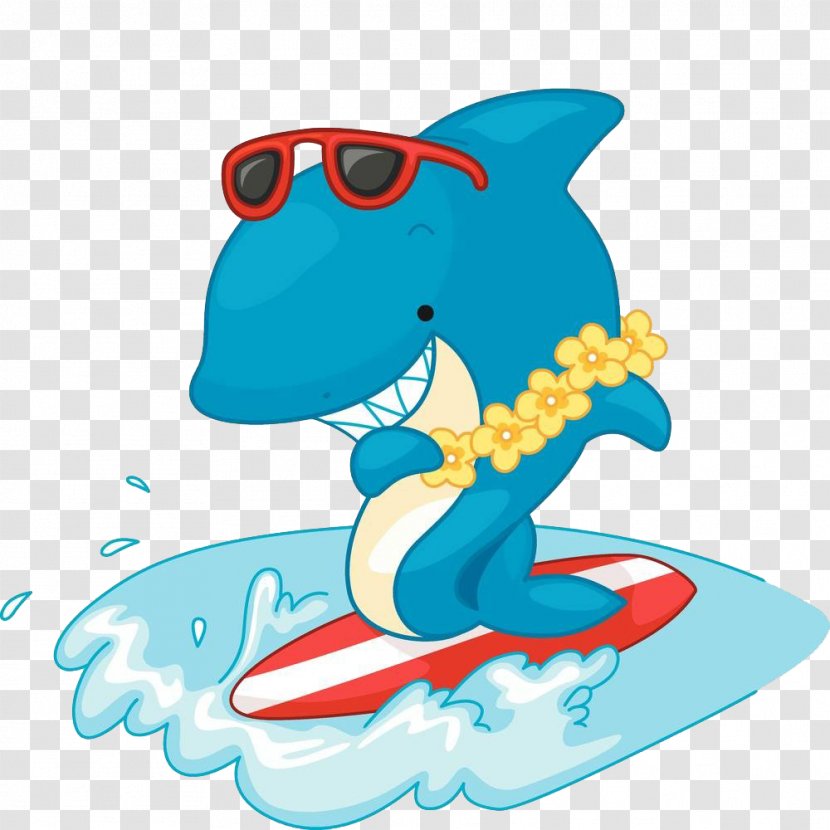 Surfing Royalty-free Stock Photography Clip Art - Shark Playing Transparent PNG