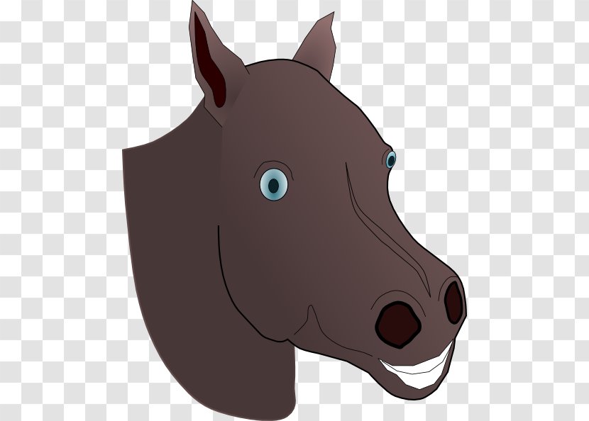 American Quarter Horse Pony Arabian Clip Art Head Mask - Mane Transparent PNG