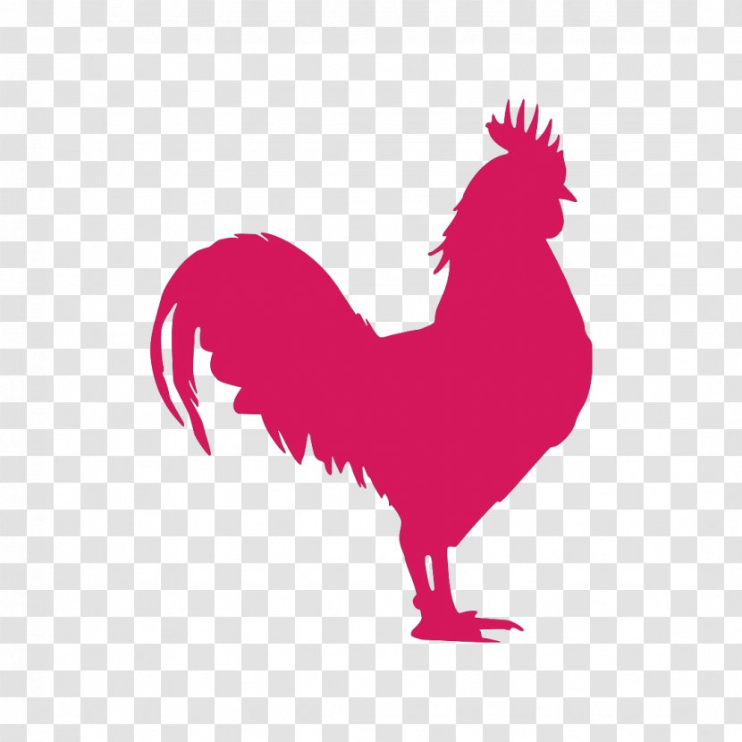 Rooster Silhouette Chicken Hen Transparent PNG