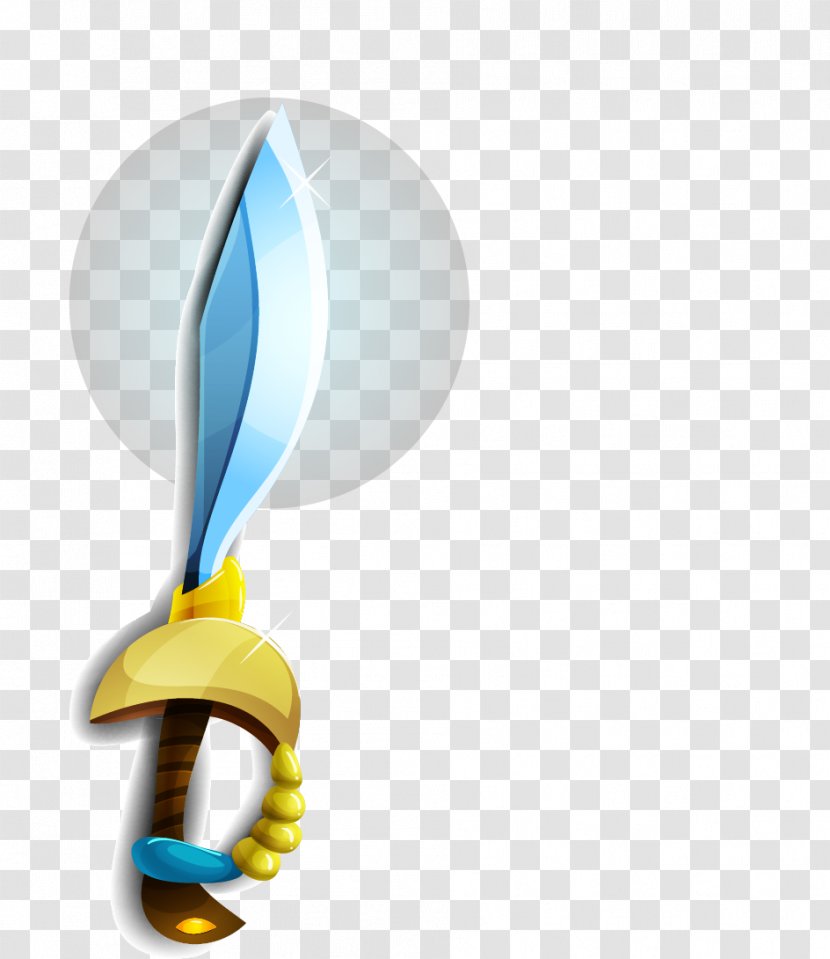 Sword Weapon - Game - Vector Creative Cartoon Transparent PNG