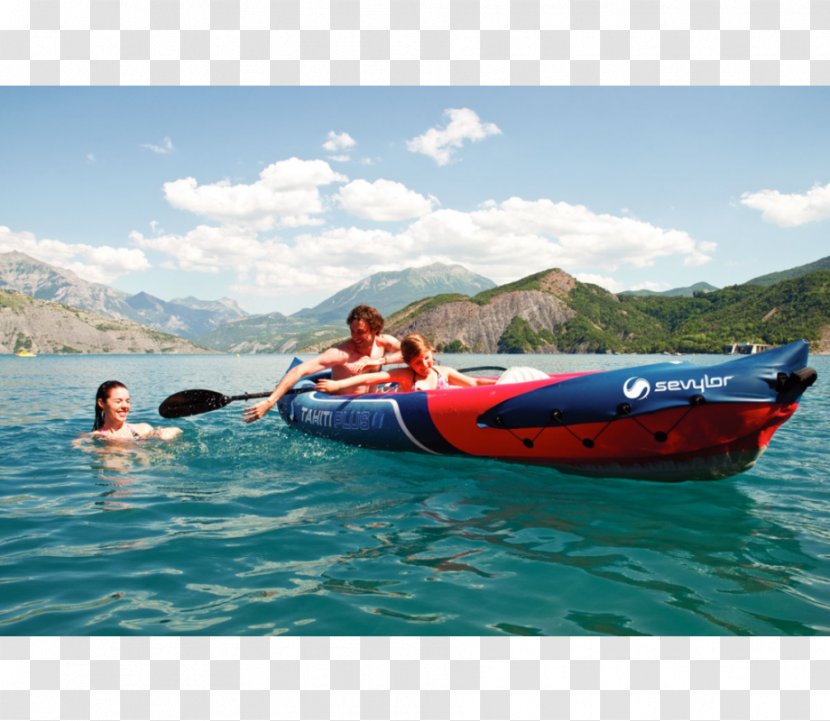 Sea Kayak Inflatable Boat Sevylor Tahiti Plus - Motorboat Transparent PNG