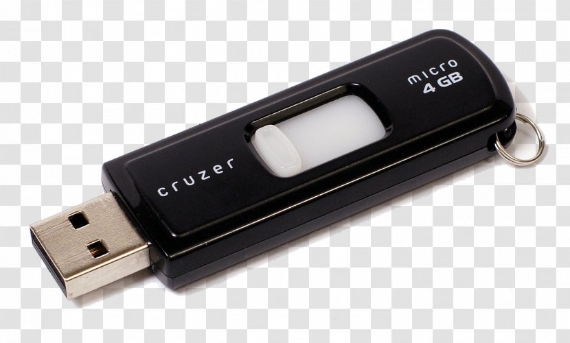 USB Flash Drive Memory SanDisk Cruzer Hard Disk - Technology - Usb Clipart Transparent PNG