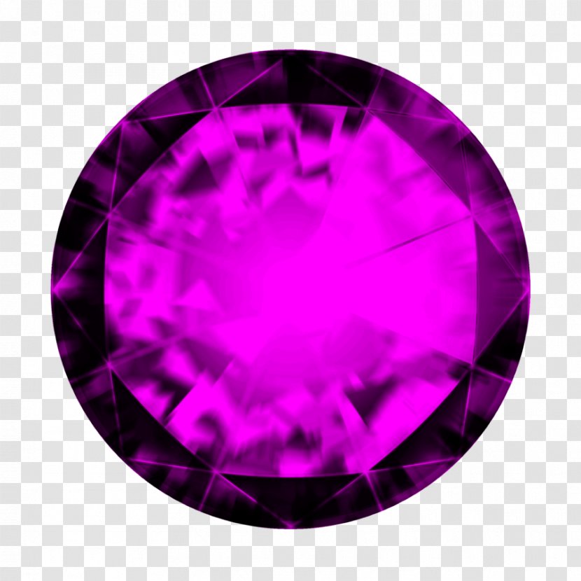 Purple Gemstone Violet Transparency And Translucency Magenta - Red Transparent PNG