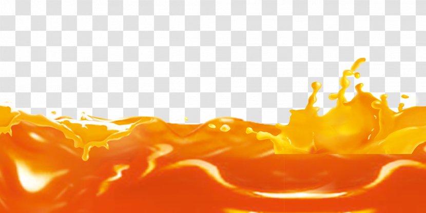 Computer Font - Orange - Carrot Beverage Advertising Creatives Transparent PNG