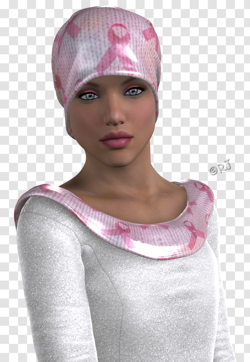 Beanie Sun Hat Knit Cap Pink M - Cancer Survivor Transparent PNG