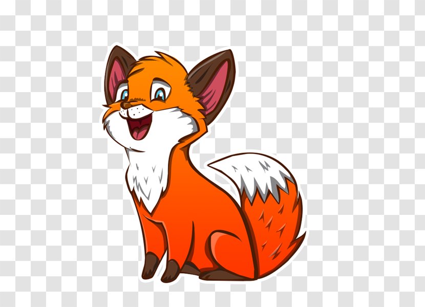 Whiskers Red Fox Cat Clip Art - Tail Transparent PNG