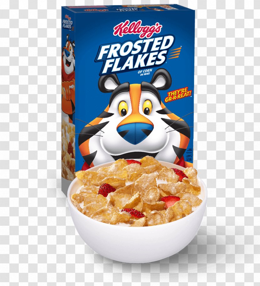 Frosted Flakes Breakfast Cereal Corn Frosting & Icing - Meal Transparent PNG