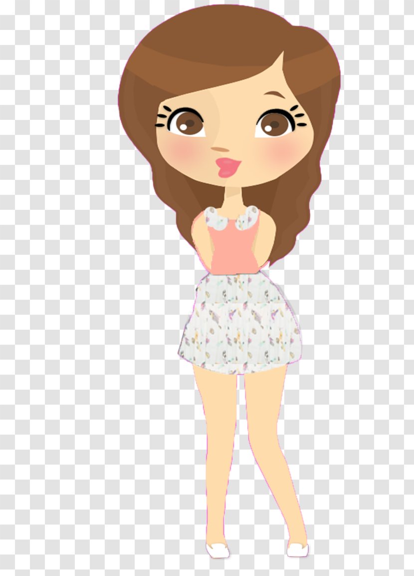 Doll Drawing Violetta - Watercolor - Dolls Clipart Transparent PNG