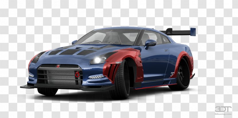 Nissan GT-R Sports Car Racing - Auto Transparent PNG