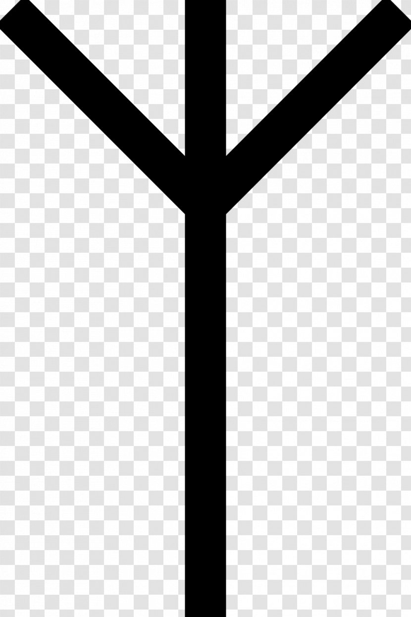 Algiz Elder Futhark Runes Old Norse - Symbol Transparent PNG