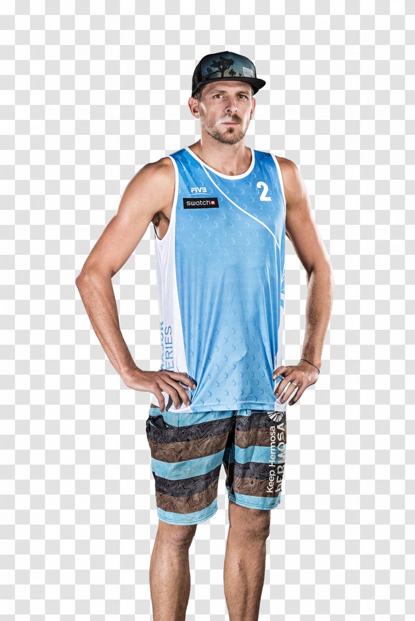 T-shirt Shoulder Sleeveless Shirt Outerwear Shorts - Beach Volley Player Transparent PNG