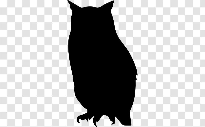 Owl Bird Silhouette Clip Art Transparent PNG