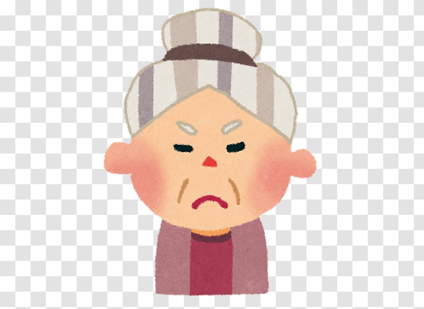 Old Age Home 有料老人ホーム Caregiver Nursing - Grandmother - Angry. Transparent PNG