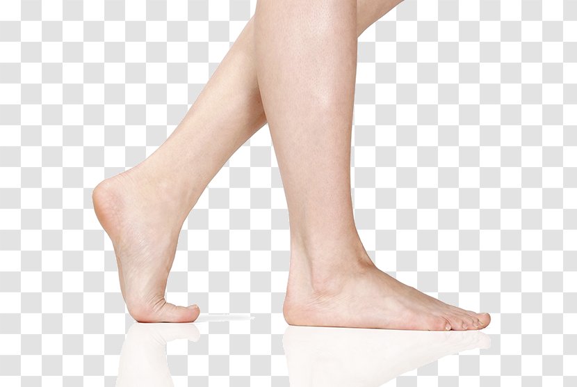 Barefoot Walking Flat Feet Sole - Silhouette - Heart Transparent PNG