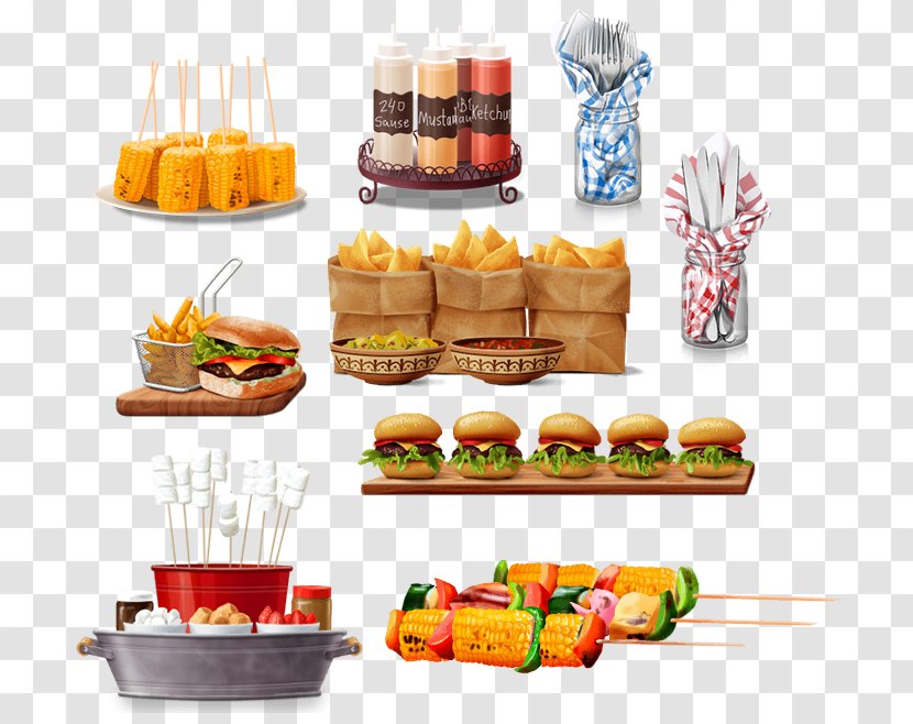 Junk Food Cuisine Finger Fast Tableware Transparent PNG