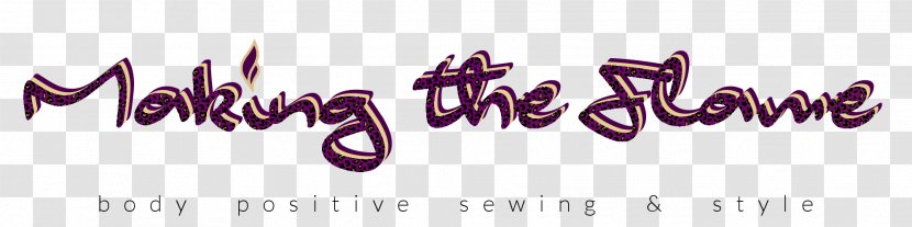 Logo Brand Font - Purple - Body Positive`` Transparent PNG