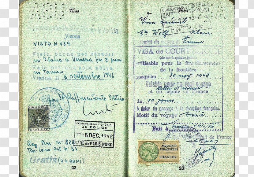 Document - Paper - Austrian Passport Transparent PNG
