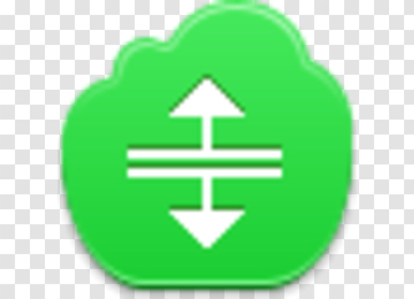 Computer Mouse Cursor Pointer - Green - Spilt Button Transparent PNG